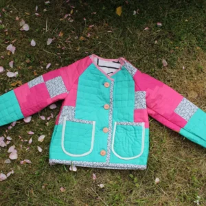 Kinder-Outfit Set – Jacke & Hose aus Stoffresten